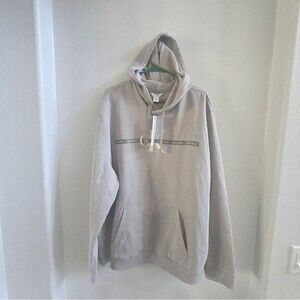 Calvin Klein Gray logo Hoodie for Men size 2XL NWT